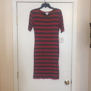 S LuLaRoe‎ Julia Dress DD22 1546